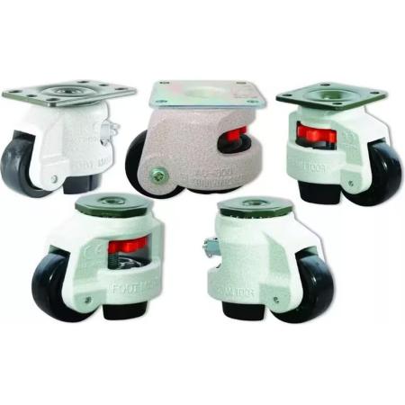 Roulettes de nivellement à hauteur réglable