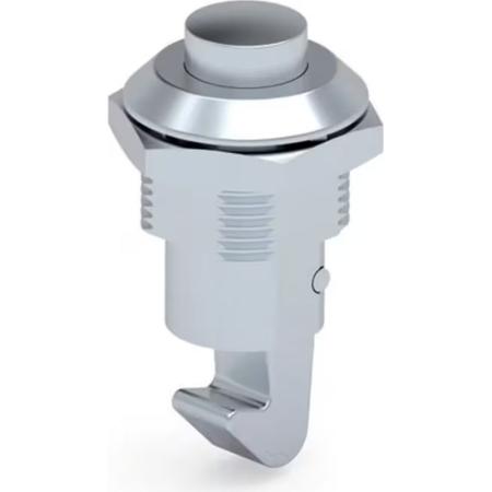 Verrou à claquer à bouton-poussoir - verrouillage avec ou sans clé