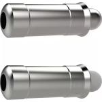 Poussoir à ressort inox - Goupille et corps lisses - ESSENTRA