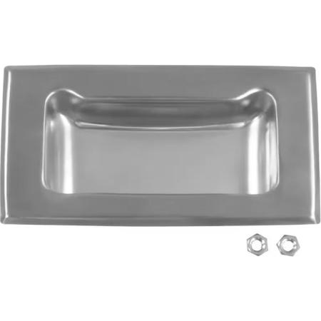 Poignée encastrée inox à visser
