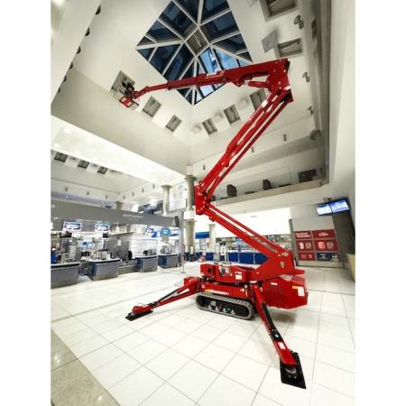 Nacelle araignée 20 mètres sur chenille à stabilisateurs S20