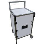 Servante informatique et d'étiquetage 3 côtés + porte POWERTEC 3 - ERM