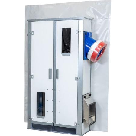 Porte anti-poussières de chantier SMART-DOOR + zone confinée