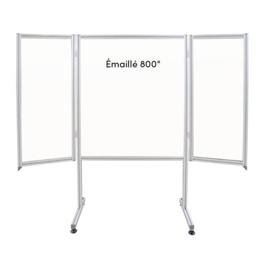 Panneaux d'affichage émaillés 3 volets - Mural ou sur Pieds - FACTOPSIS