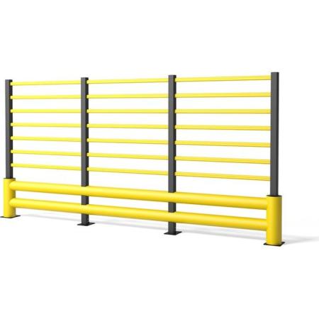 Barrière de circulation atelier entrepôt TB 400 DOUBLE GRILL
