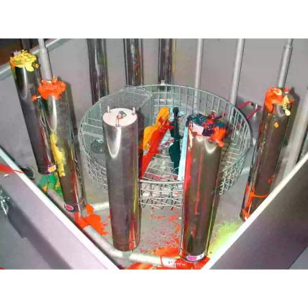 Machine de nettoyage automatique de mélangeur de peinture