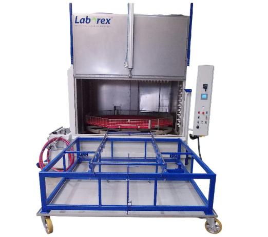 Machine de nettoyage de couronne d'orientation dentée - engrenage - AAN LABOREX