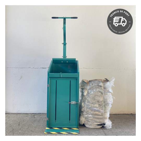 Presse manuelle mobile 20 kg pour films plastiques - V25M