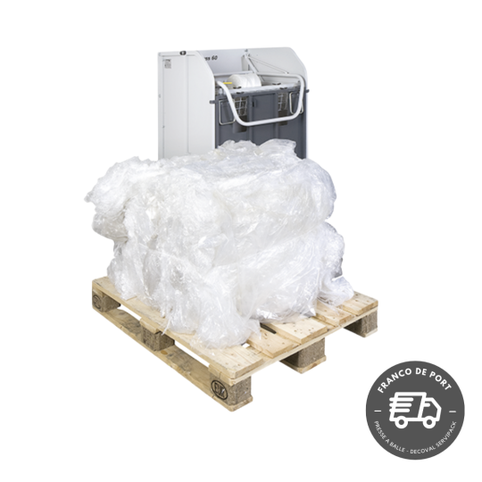 Achat Presse à balles manuelle verticale 40 kg - HSM V-press 60