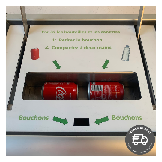 Prix Compacteur manuel pour canettes et bouteilles plastiques - C35M