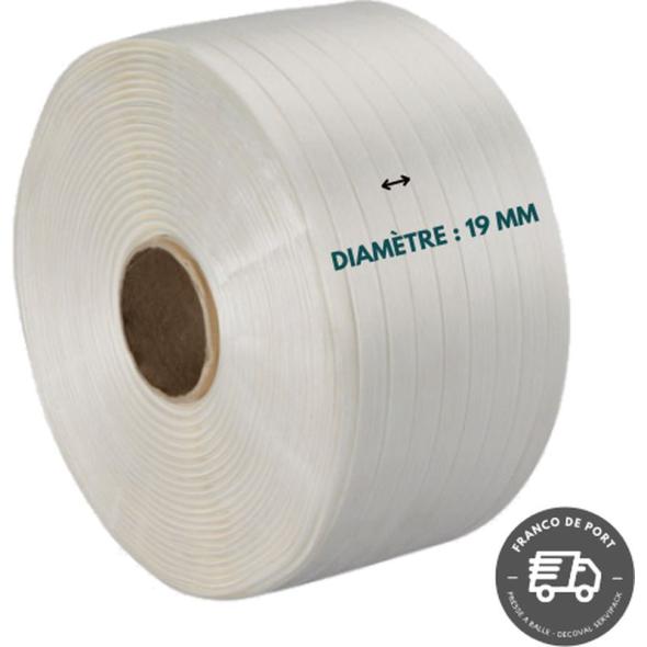 4x Bobines de feuillard de cerclage 19mm 300m