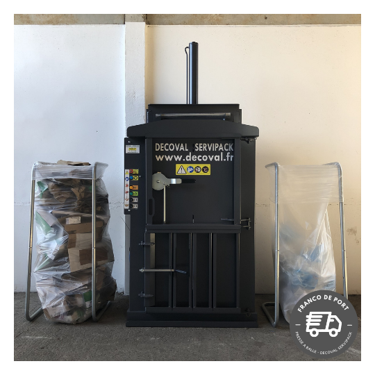 Devis Kit support de sac + lot de 84 sacs perforés 400 litres