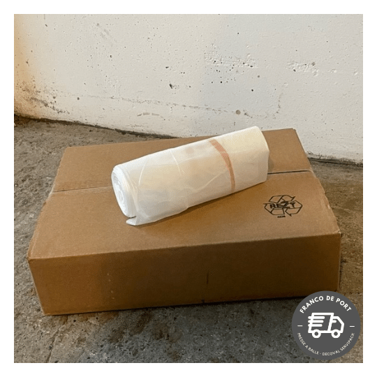 Sacs plastiques transparents perforés 400 litres - DECOVAL SERVIPACK