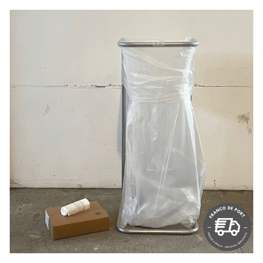 Achat Sacs plastiques transparents perforés 400 litres