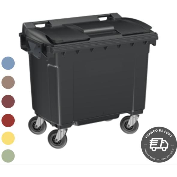Conteneur poubelle 660 litres 4 roues - C660L