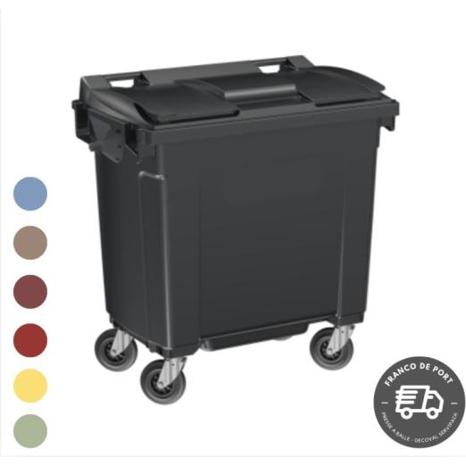 Conteneur poubelle 770 litres - C770L - DECOVAL SERVIPACK