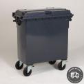 Conteneur roulant 770 litres avec timon