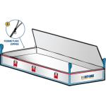 Big-bag à zip pour transport d'amiante en benne 620x240x135 - KIT BAG