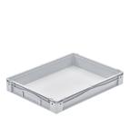 Bac plastique plein Euronorme 800x600x120 mm - BAC-LAND PACK