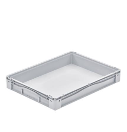 Bac plastique plein Euronorme 800x600x120 mm