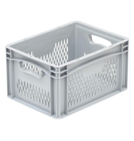 Caisse plastique Norme Europe ajourée 400x300x220