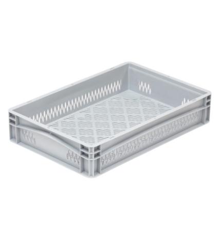 Bac plastique 600x400x120 ajouré gerbable