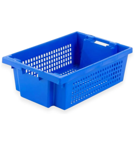 Bac emboitable gerbable par rotation 600x400x200 ajouré