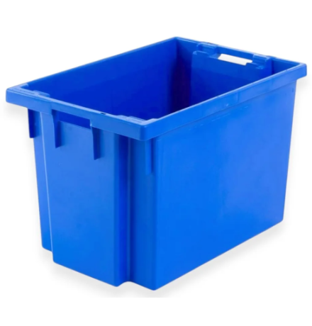 Bac emboitable gerbable plein 600x400x400 mm - BAC-LAND PACK