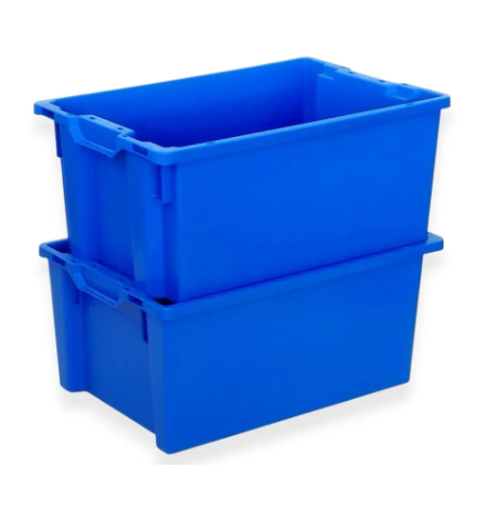 Bac plastique plein 600x400x270 gerbable emboitable