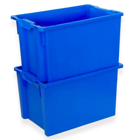 Achat Bac plastique plein emboitable 600x400x350 mm