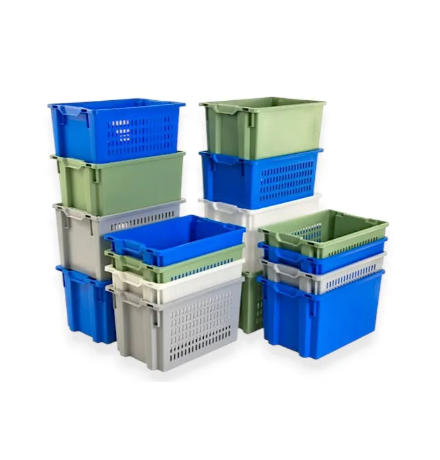 Achat Bac plastique ajouré emboitable à vide 600x400x350 mm