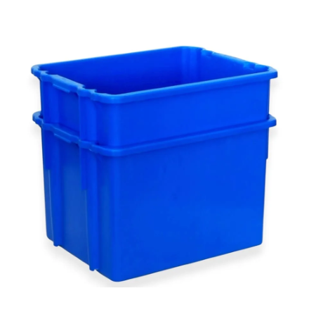 Vente Bac plastique plein 100 litres 620x500x403 - contact alimentaire (BAC-LAND PACK)