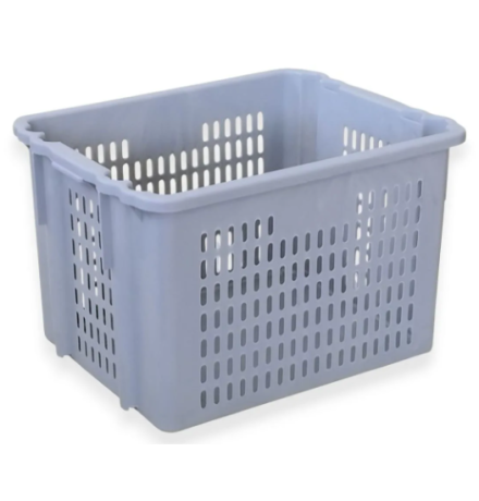 Achat Bac emboitable gerbable fond plein parois ajourées 620x500x403