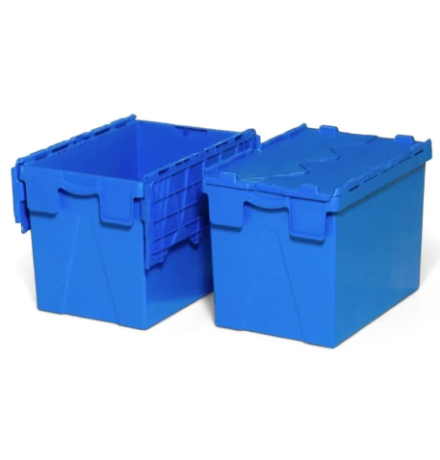 Achat Bac à couvercles solidaires 600x400x400 emboitable à vide