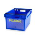 Bac Picking Euronorm à porte translucide 600x400x300 emboîtable gerbable
