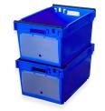 Vente Bac Picking Euronorm à porte translucide 600x400x300 emboîtable gerbable (BAC-LAND PACK)