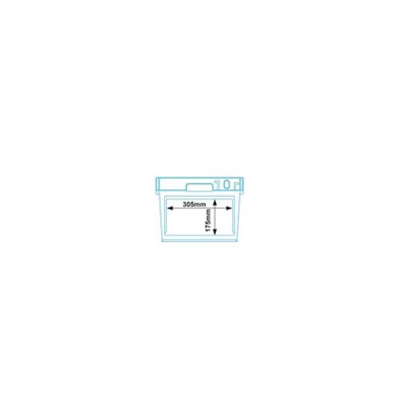 Comparateur Bac Picking Euronorm à porte translucide 600x400x300 emboîtable gerbable