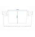Fabricant Bac picking empilable ouverture sur paroi longue 600x400x300