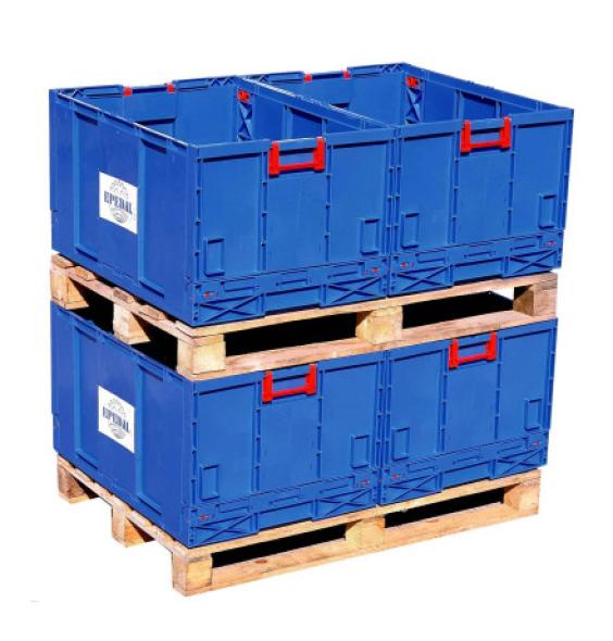 Prix Bac pliable Euronorm grand volume 800x600x465