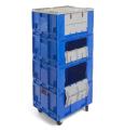 Vente Grand bac pliable avec roulettes 800 x 600 x 590 (BAC-LAND PACK)