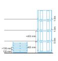 Achat Bac picking pliable à ouverture latérale 800x600x465
