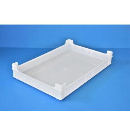 Bac plat plein avec grandes réhausses 600x400x92 - BAC-LAND PACK