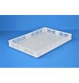 Bac plat avec fond plein et parois ajourées 600x400x59 mm
