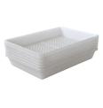 Plateau plastique emboîtable à fond grillagé 540x380x80
