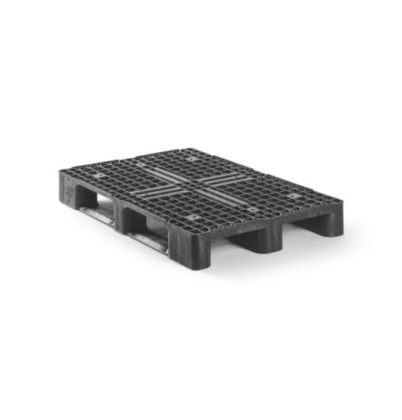 Achat Palette europe plastique medium 1200x800 ajourée 3 semelles