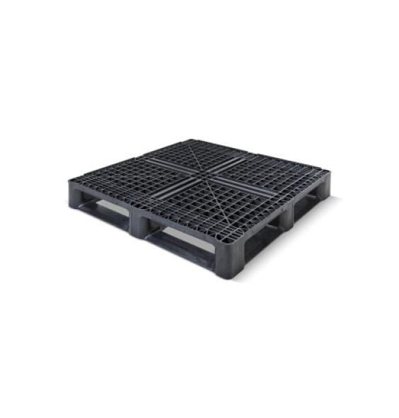 Achat Palette plastique 1140x1140 plateau ajouré 6 semelles médium