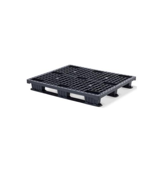Achat Palette plastique légère 1200x1000 Plateau ajouré 3 semelles