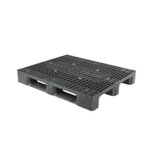 Palette industrielle 1200x1000 plastique Plateau ajouré 3 semelles - BAC-LAND PACK
