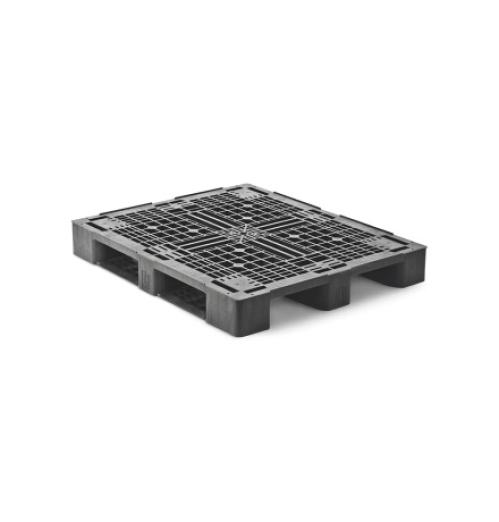 Palette plastique 120x100 Plateau ajouré 3 semelles - BAC-LAND PACK