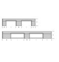 Vente Palette plastique 120x100 Plateau ajouré 3 semelles (BAC-LAND PACK)